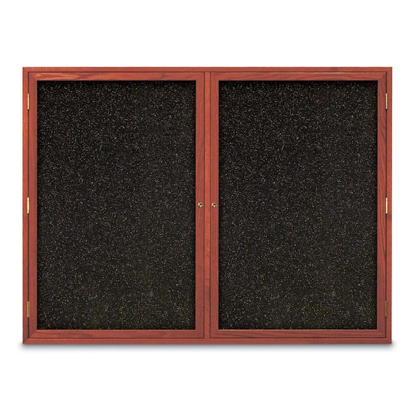 Sliding Door Indoor Enclosed Corkboard, 7